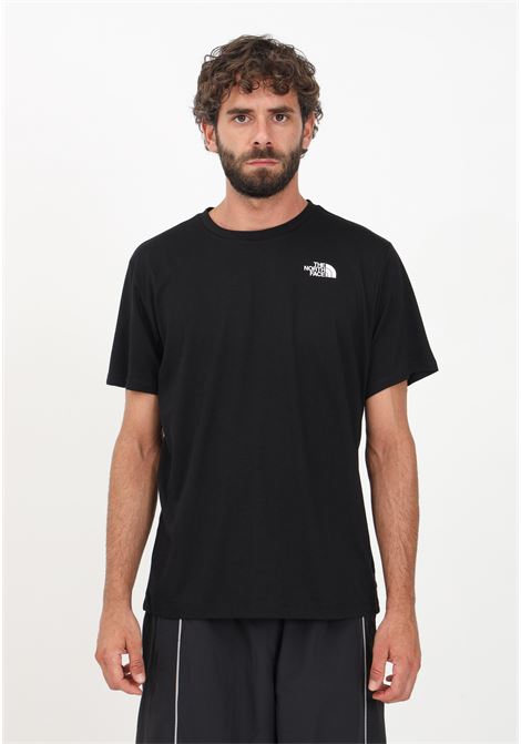 T-shirt nera da uomo con stampa logo sul retro THE NORTH FACE | T-shirt | NF0A86XHOGF1OGF1