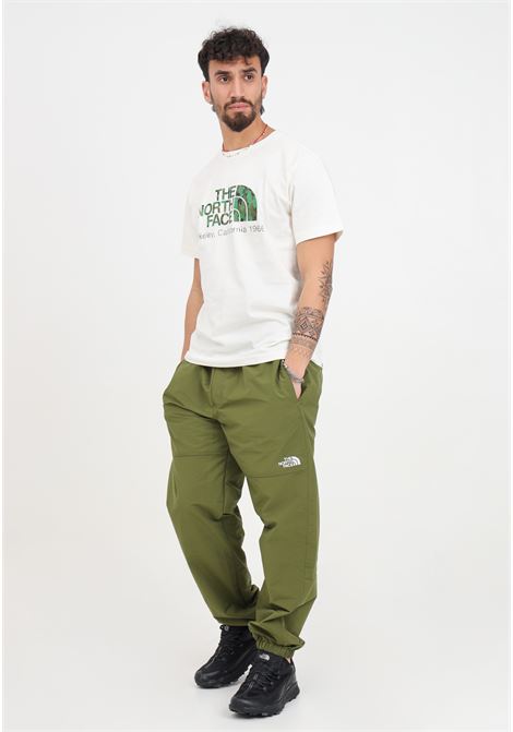Olive green tnf easy wind men's trousers THE NORTH FACE | Pants | NF0A8767PIB1PIB1