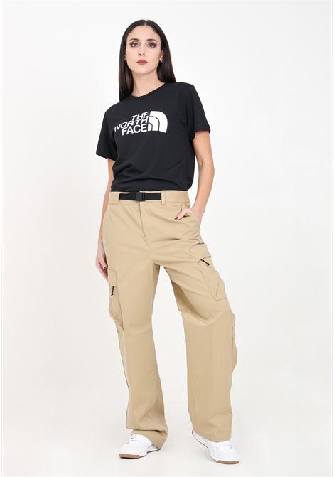 Pantaloni da donna beige ampi tonegawa cargo THE NORTH FACE | Pantaloni | NF0A87ADPLX1PLX1