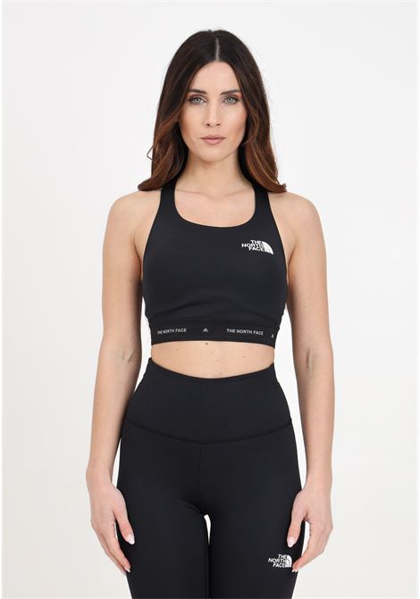 Women's sporty black and gray Tanklette top THE NORTH FACE | NF0A87B3W9O1W9O1