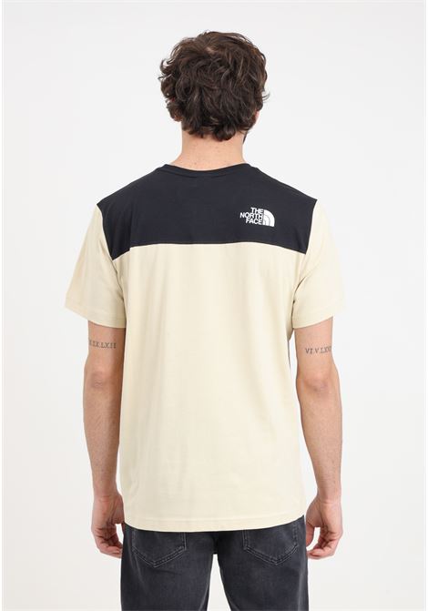 T-shirt da uomo beige e nera ICON THE NORTH FACE | T-shirt | NF0A87DP3X413X41