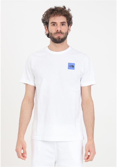 White coordinated men's t-shirt with print on the back THE NORTH FACE | T-shirt | NF0A87EDFN41FN41