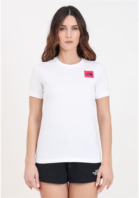 T-shirt da donna bianca Coordinates THE NORTH FACE | NF0A87EHFN41FN41