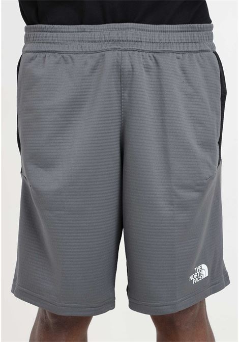 Shorts sportivo da uomo fleece short grigio antracite THE NORTH FACE | NF0A87J4WUO1WUO1