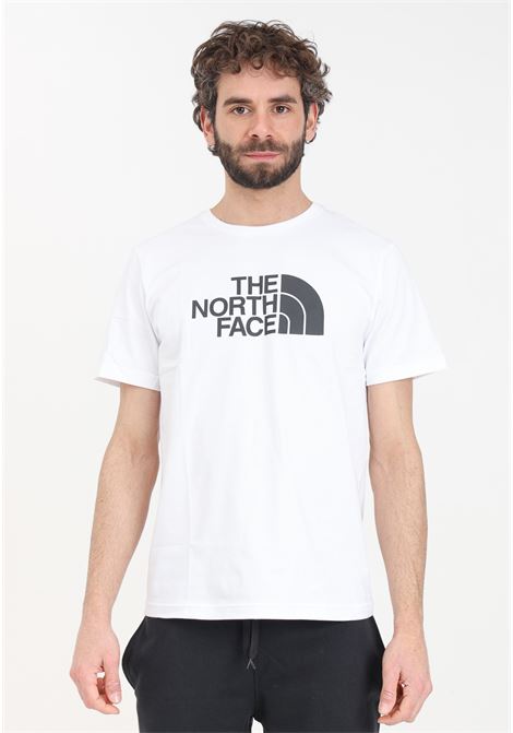T-shirt da uomo bianca Easy stampa in nero THE NORTH FACE | NF0A87N5FN41FN41