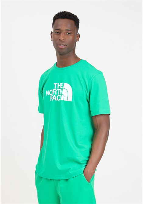 T-shirt da uomo verde e bianca Easy THE NORTH FACE | T-shirt | NF0A87N5PO81PO81