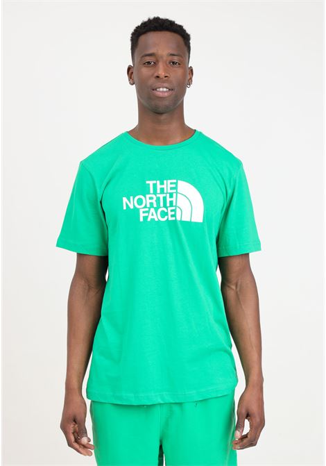 T-shirt da uomo verde e bianca Easy THE NORTH FACE | NF0A87N5PO81PO81