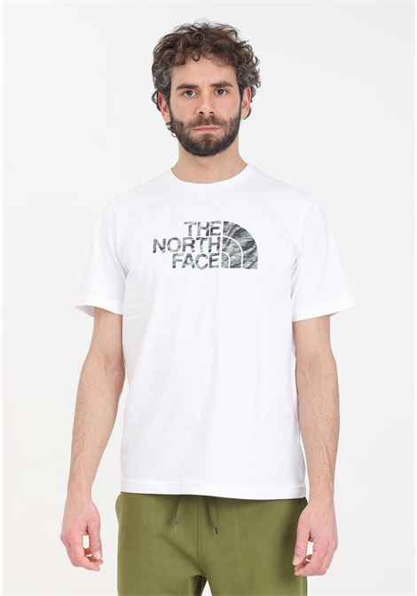 T-shirt da uomo bianca Easy con stampa THE NORTH FACE | NF0A87N5YPO1YPO1