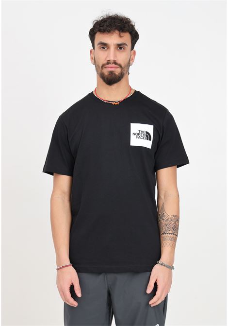 T-shirt nera da uomo Fine THE NORTH FACE | NF0A87NDJK31JK31