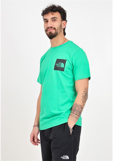 T-shirt da uomo verde Fine THE NORTH FACE | NF0A87NDPO81PO81