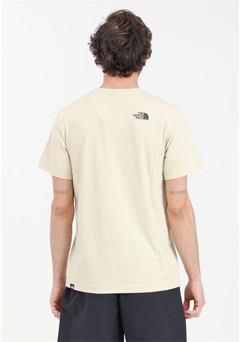 T-shirt da uomo beige Simple dome THE NORTH FACE | NF0A87NG3X413X41