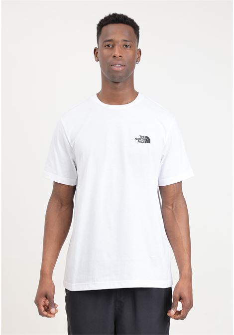 T-shirt da uomo bianca Simple dome THE NORTH FACE | NF0A87NGFN41FN41
