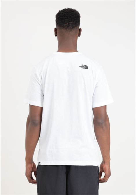 T-shirt da uomo bianca Simple dome THE NORTH FACE | T-shirt | NF0A87NGFN41FN41