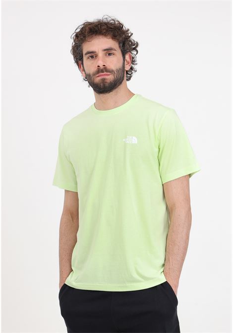 T-shirt da uomo verde e bianca Simple dome THE NORTH FACE | NF0A87NGO0F1O0F1