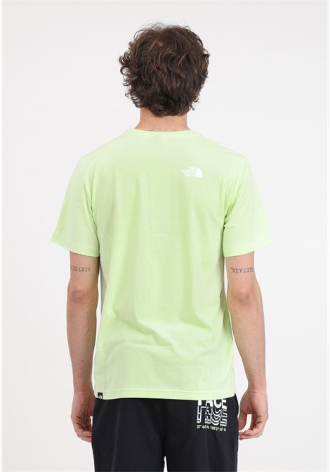 T-shirt da uomo verde e bianca Simple dome THE NORTH FACE | T-shirt | NF0A87NGO0F1O0F1