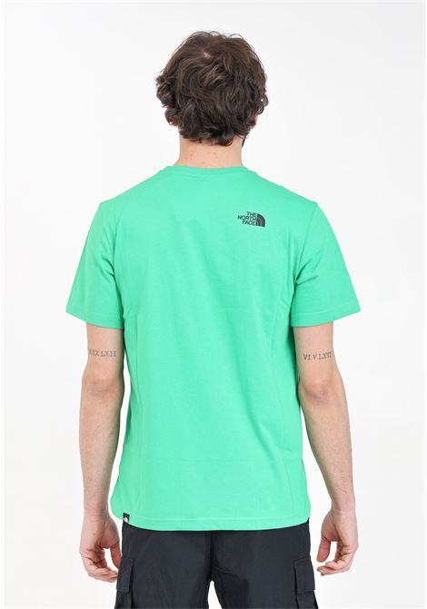 T-shirt da uomo verde smeraldo simple dome THE NORTH FACE | T-shirt | NF0A87NGPO81PO81