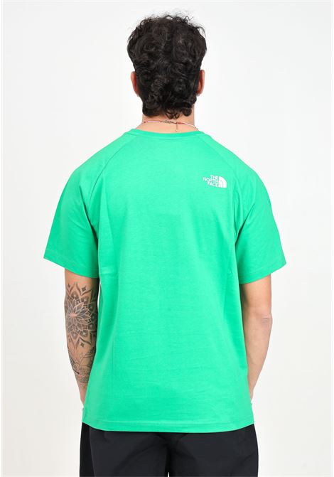 Redbox men's green t-shirt with raglan sleeves THE NORTH FACE | T-shirt | NF0A87NJPO81PO81