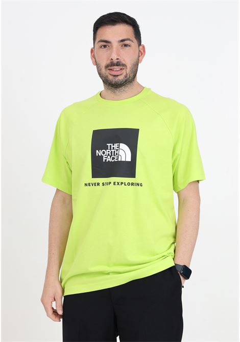 Redbox men's lime short-sleeved t-shirt THE NORTH FACE | NF0A87NJRIQ1RIQ1