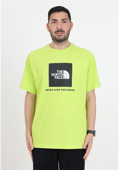 Redbox men's lime short-sleeved t-shirt THE NORTH FACE | T-shirt | NF0A87NJRIQ1RIQ1