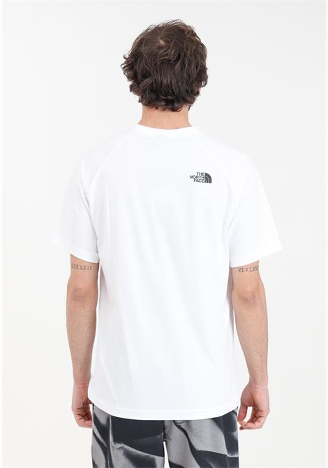T-shirt da uomo bianca redbox con maniche raglan THE NORTH FACE | NF0A87NJZI51ZI51