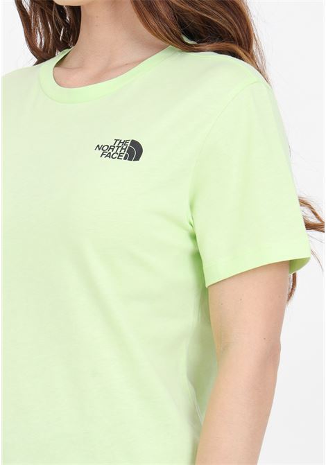 T-shirt da donna verde e nera redbox relaxed THE NORTH FACE | T-shirt | NF0A87NKO0F1O0F1