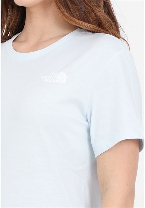 Relaxed redbox light blue women's t-shirt THE NORTH FACE | NF0A87NKYEI1YEI1