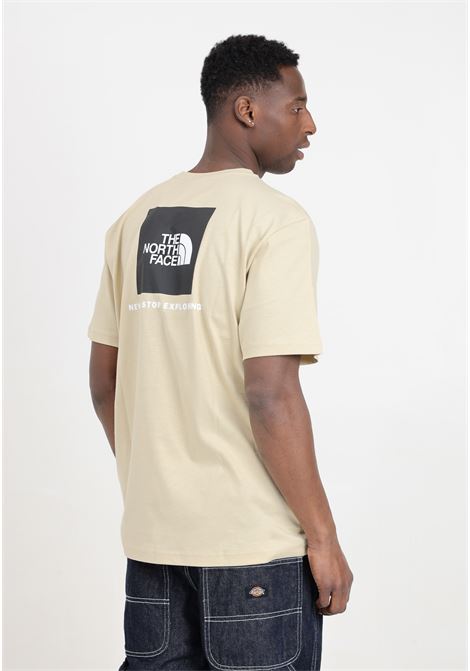 T-shirt da uomo beige redbox nero THE NORTH FACE | T-shirt | NF0A87NP3X413X41