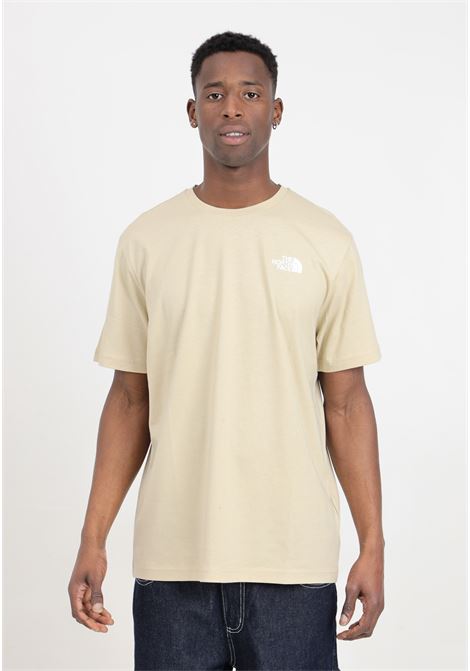 T-shirt da uomo beige redbox nero THE NORTH FACE | NF0A87NP3X413X41
