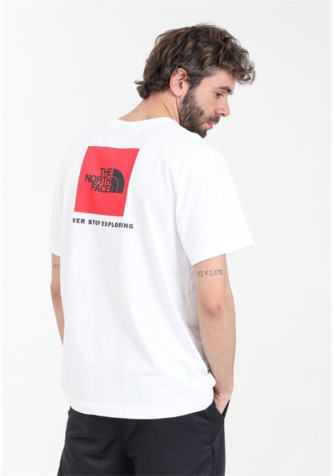 T-shirt da uomo bianca redbox THE NORTH FACE | NF0A87NPFN41FN41