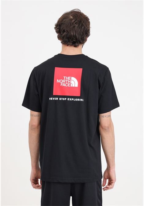 T-shirt nera da uomo redbox THE NORTH FACE | T-shirt | NF0A87NPJK31JK31