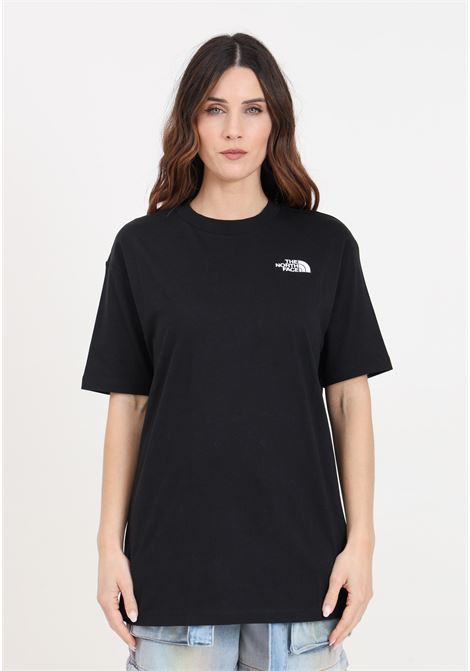 T-shirt da donna bianca e nera oversize simple dome THE NORTH FACE | T-shirt | NF0A87NQJK31JK31