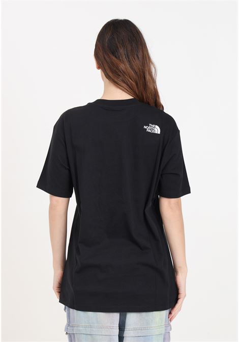 T-shirt da donna bianca e nera oversize simple dome THE NORTH FACE | NF0A87NQJK31JK31