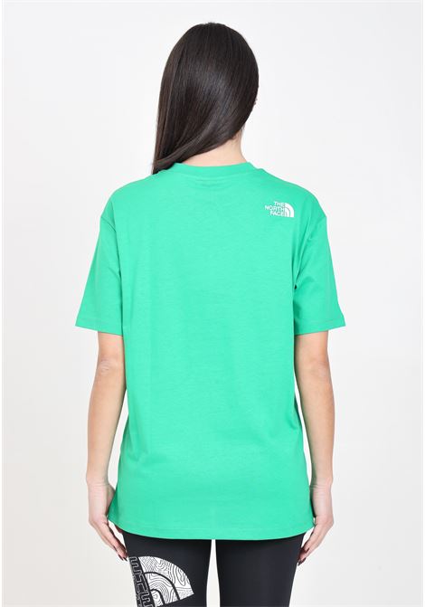 T-shirt da donna verde Oversize simple dome THE NORTH FACE | T-shirt | NF0A87NQPO81PO81
