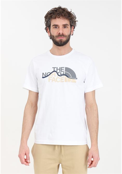 Mountain Line men's white t-shirt THE NORTH FACE | NF0A87NTFN41FN41
