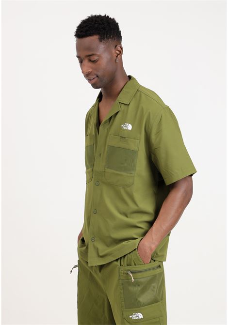 Forest green first trail men's shirt THE NORTH FACE | Shirt | NF0A87QKPIB1PIB1