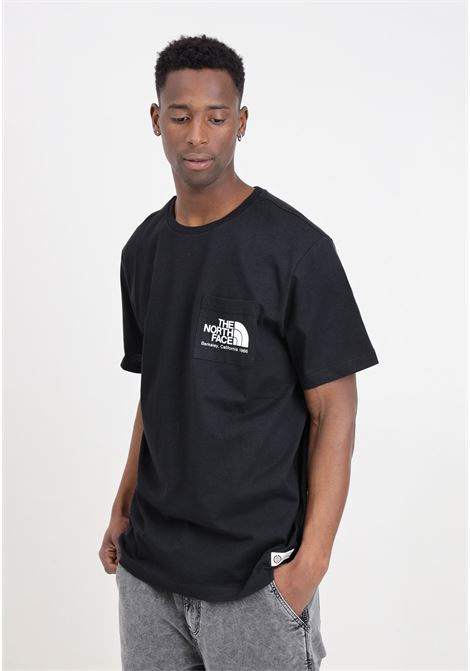 Berkley California men's black t-shirt with pocket THE NORTH FACE | NF0A87U2JK31JK31