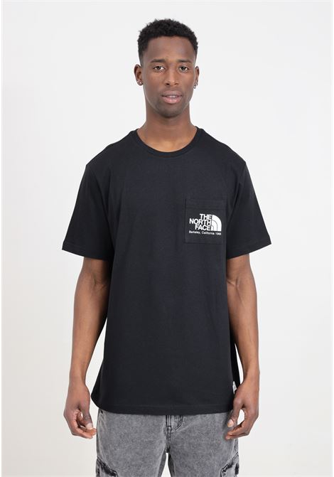 Berkley California men's black t-shirt with pocket THE NORTH FACE | NF0A87U2JK31JK31