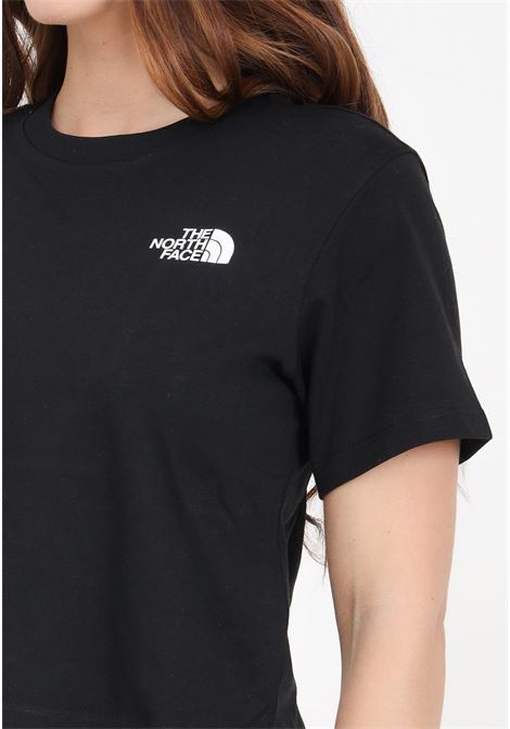 T-shirt da donna nera e bianca Simple dome THE NORTH FACE | NF0A87U4JK31JK31