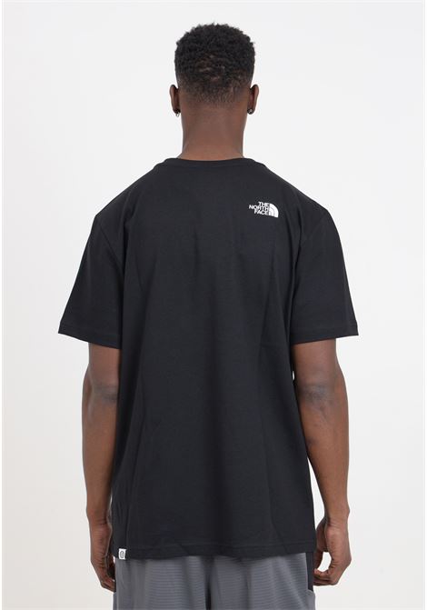 T-shirt nera da uomo berkley california con stampa logo in bianco THE NORTH FACE | T-shirt | NF0A87U5JK31JK31