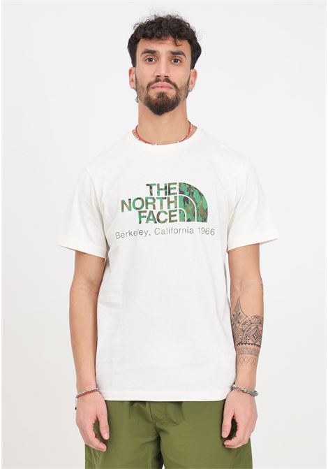 T-shirt da uomo color panna Berkeley california THE NORTH FACE | T-shirt | NF0A87U5Y1O1Y1O1