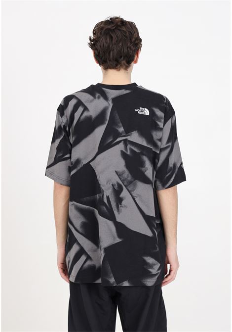 Oversized men's t-shirt with smoked pearl garment fold logo print THE NORTH FACE | T-shirt | NF0A881KSIF1SIF1