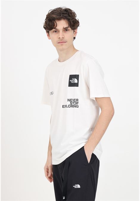 T-shirt uomo bianca con logo in contrasto THE NORTH FACE | NF0A882ZV3L1V3L1