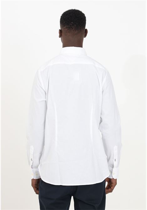 Camicia bianca da uomo slim fit TOMMY HILFIGER | MW0MW35144YBRYBR