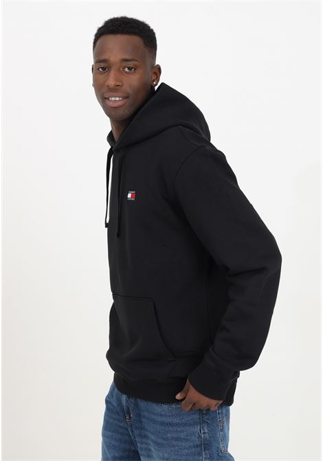 Men's black hoodie TOMMY JEANS | Hoodie | DM0DM17988BDSBDS
