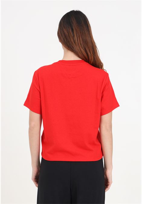 Red women's t-shirt with logo TOMMY JEANS | T-shirt | DW0DW17391XNLXNL