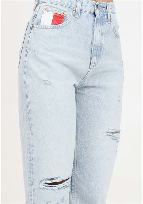 Women's jeans in light wash denim TOMMY JEANS | DW0DW183141AB1AB