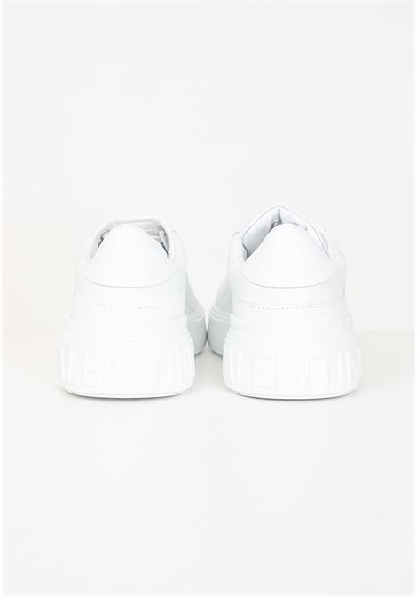 Sneakers uomo bianche con lettering logo VALENTINO | 92R2103VITWHITE