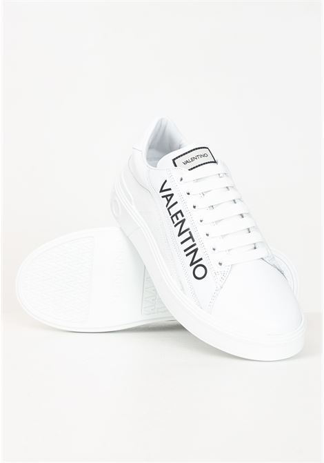 Sneakers uomo bianche con lettering logo VALENTINO | 92R2103VITWHITE
