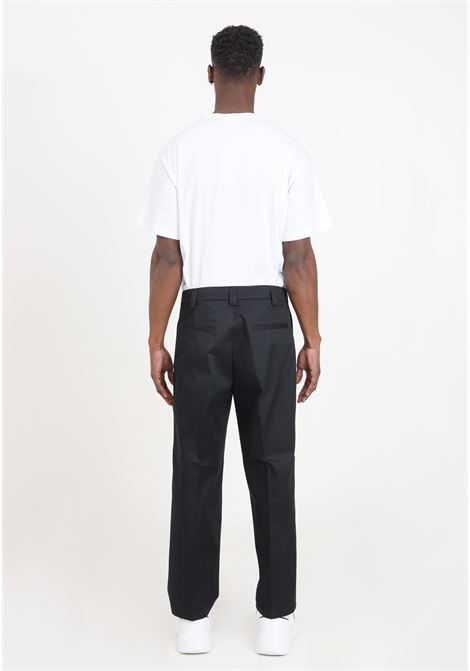 Pantaloni neri da uomo poly light patch logo VERSACE JEANS COUTURE | Pantaloni | 76GAA103N0208899