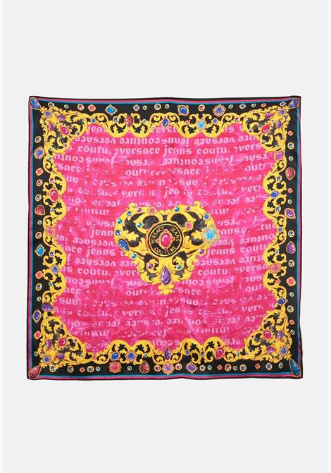 Heart couture print women's scarf VERSACE JEANS COUTURE | 76HA7H02ZG261QW0 401 - 982